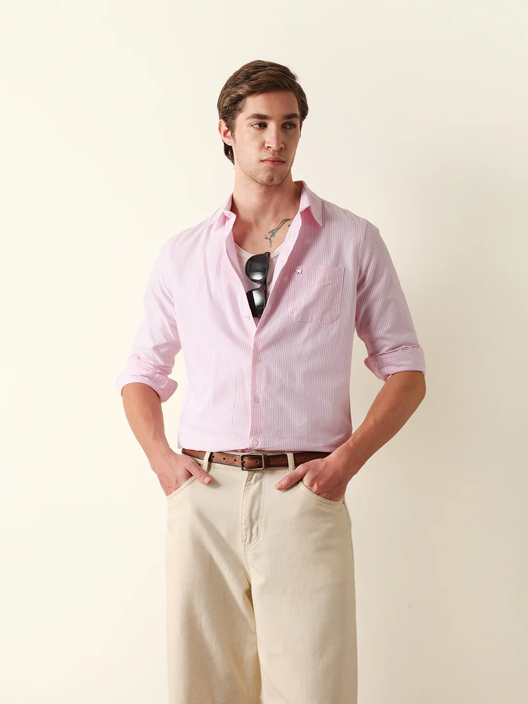 Men Long Sleeves Shirt - Image 3