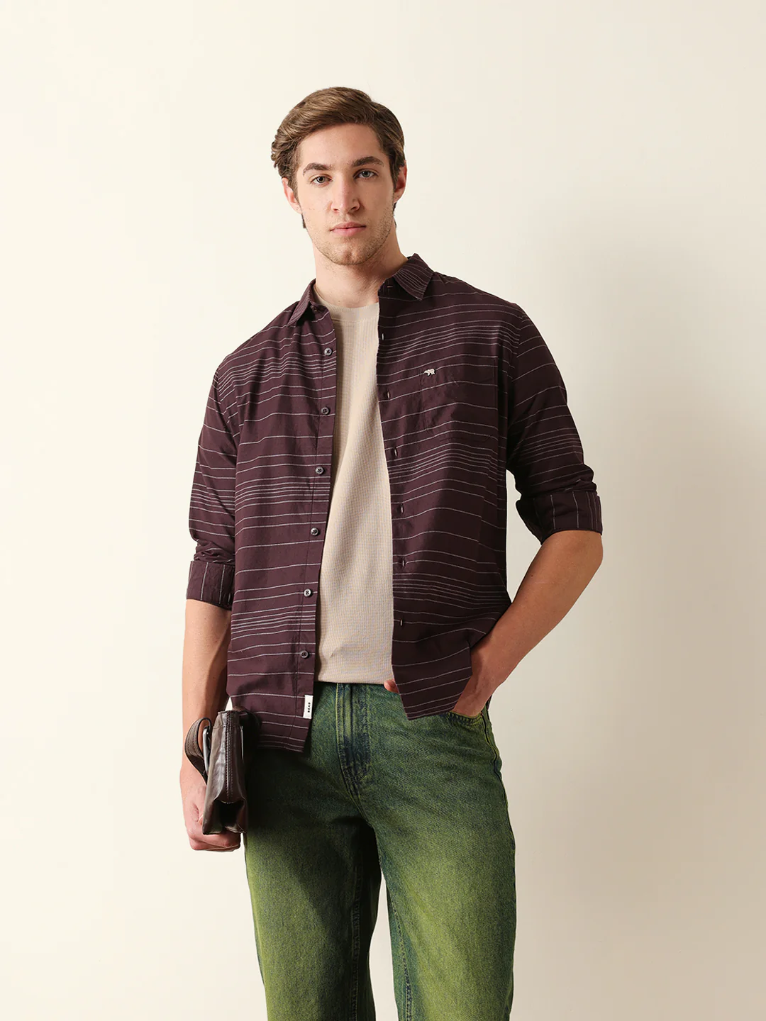 Men Long Sleeves Shirt - Image 3