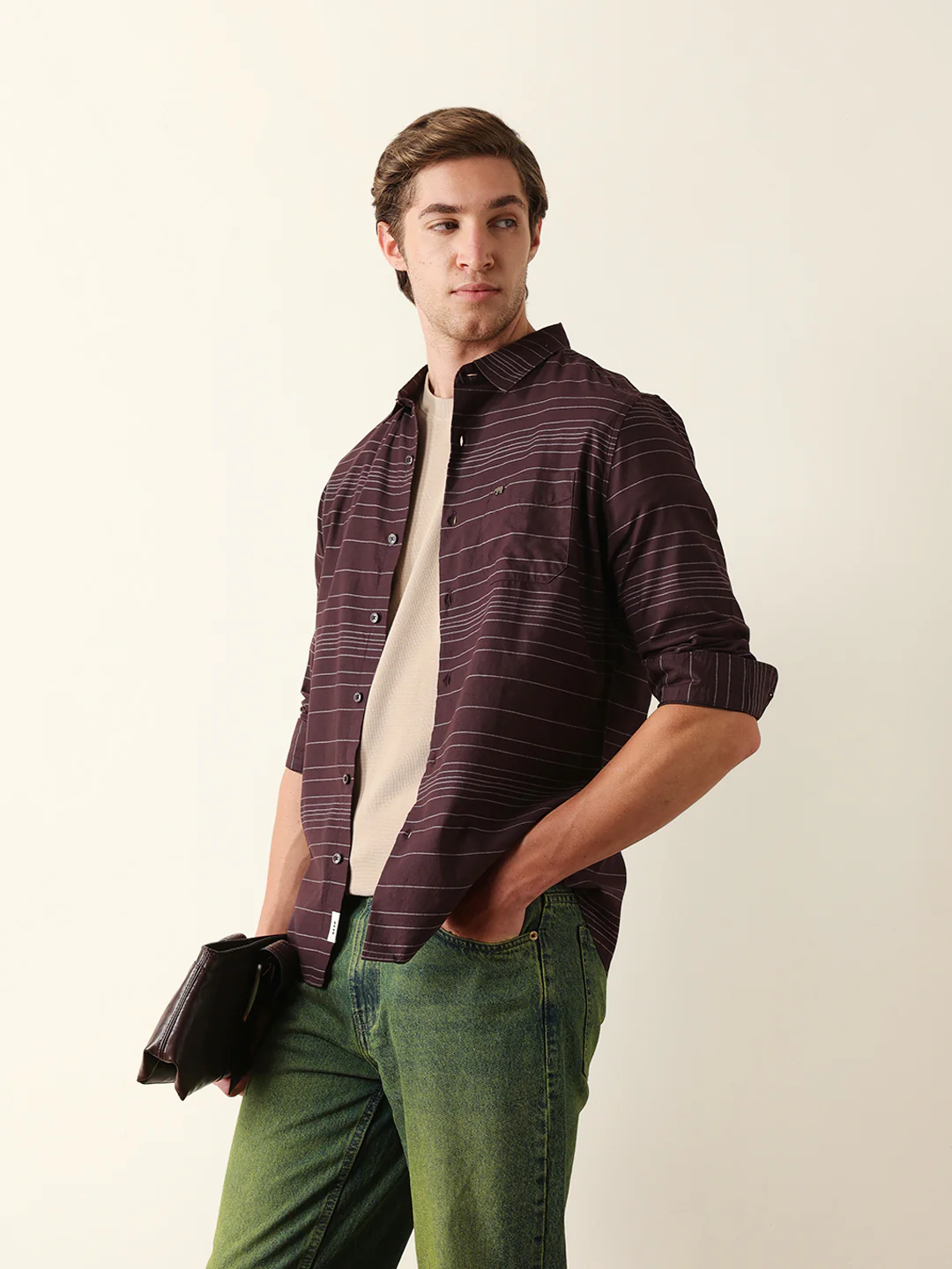 Men Long Sleeves Shirt - Image 4