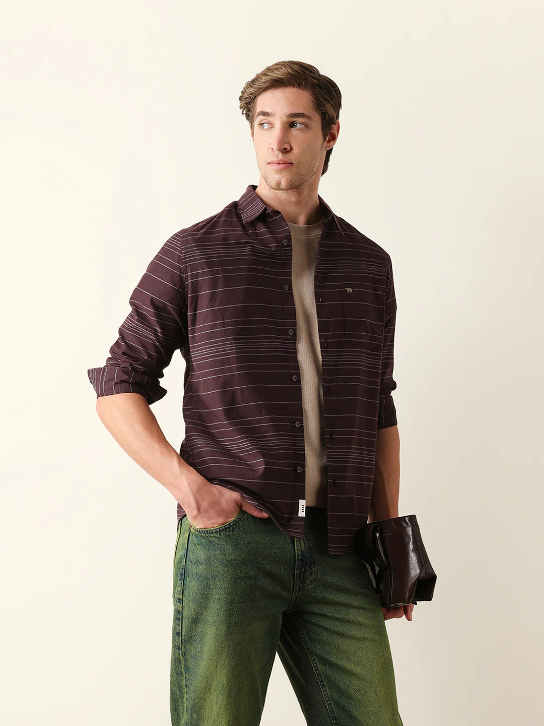 Men Long Sleeves Shirt - Image 5