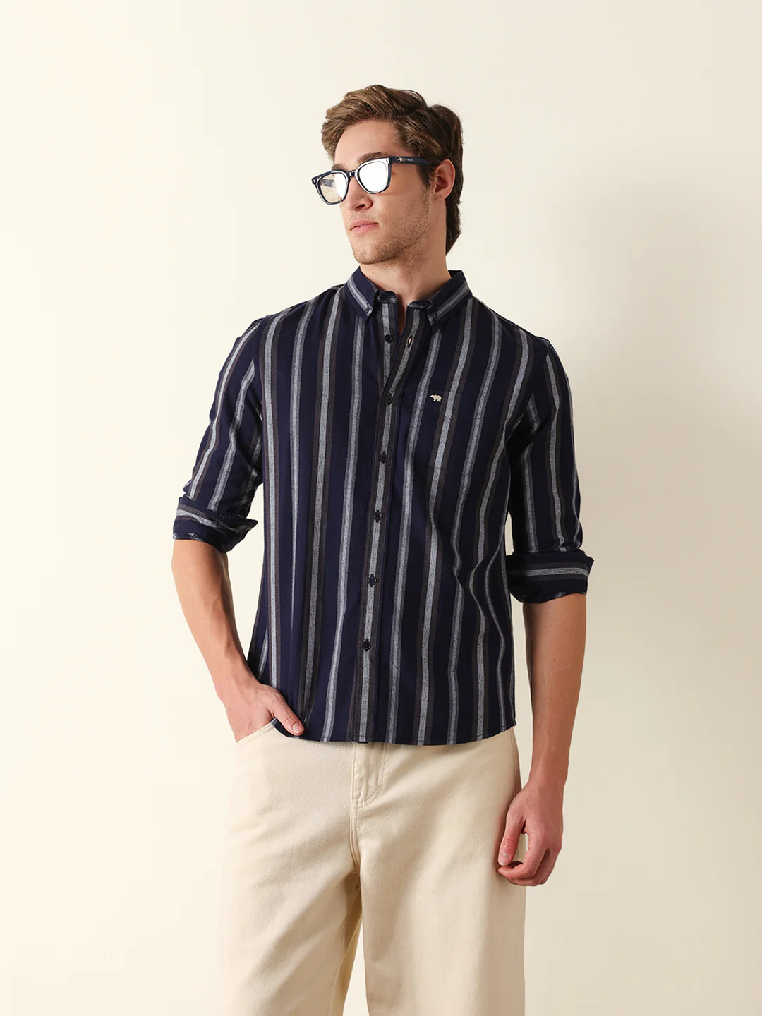 Men Long Sleeves Shirt - Image 2