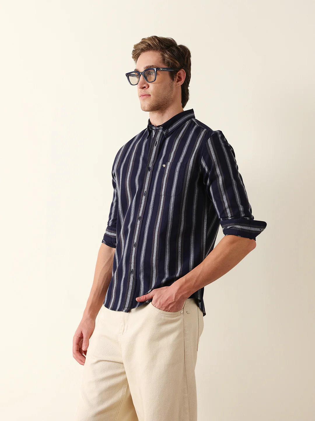 Men Long Sleeves Shirt - Image 3