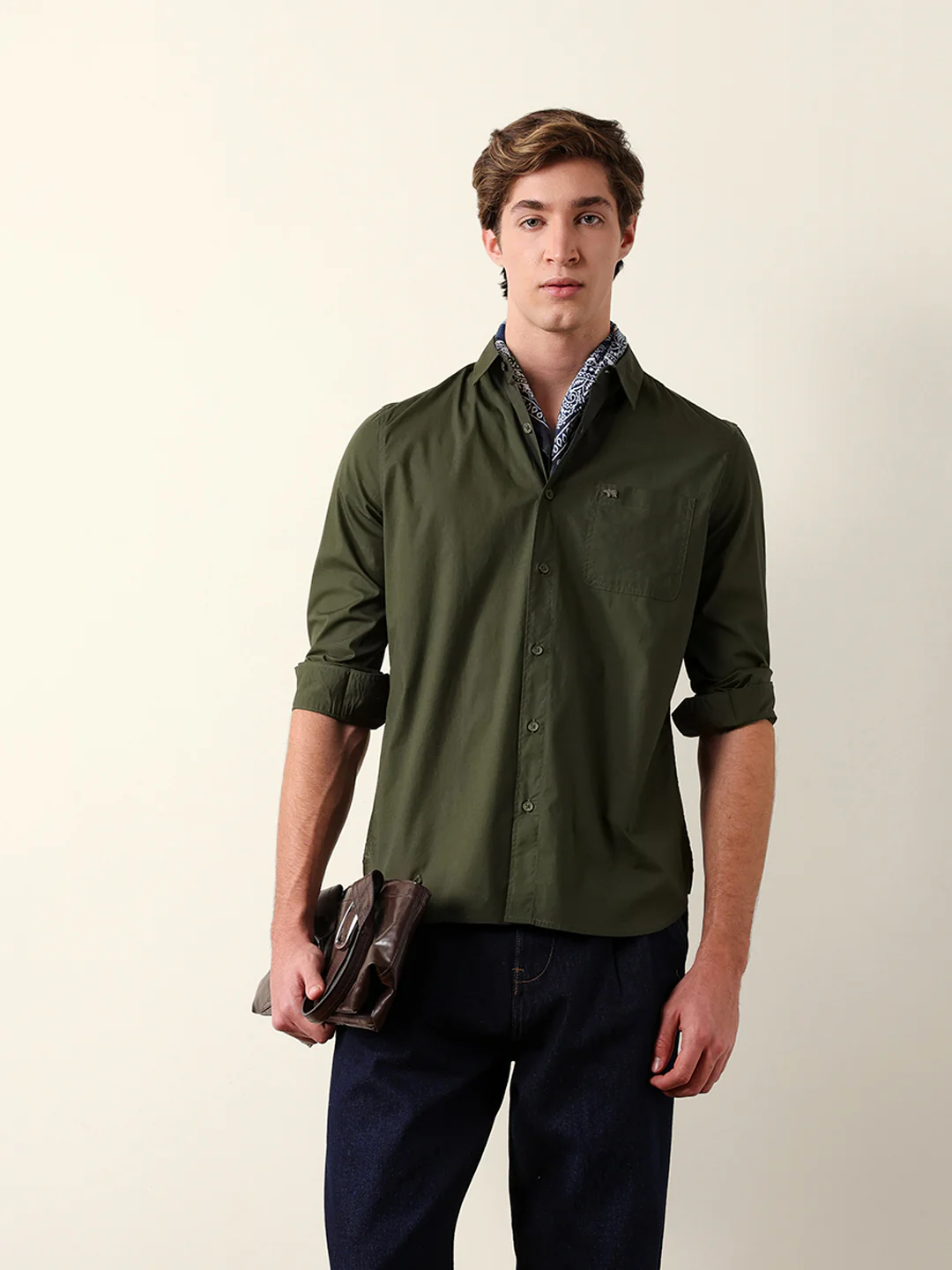Men Long Sleeves Shirt - Image 3
