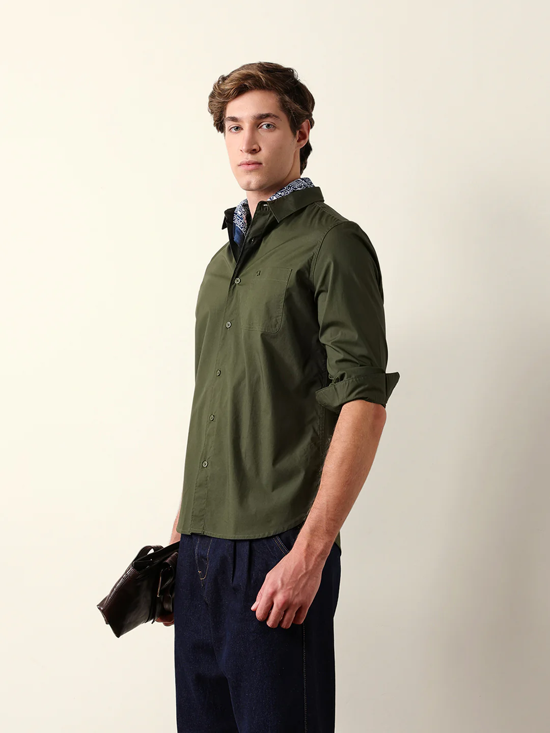 Men Long Sleeves Shirt - Image 4