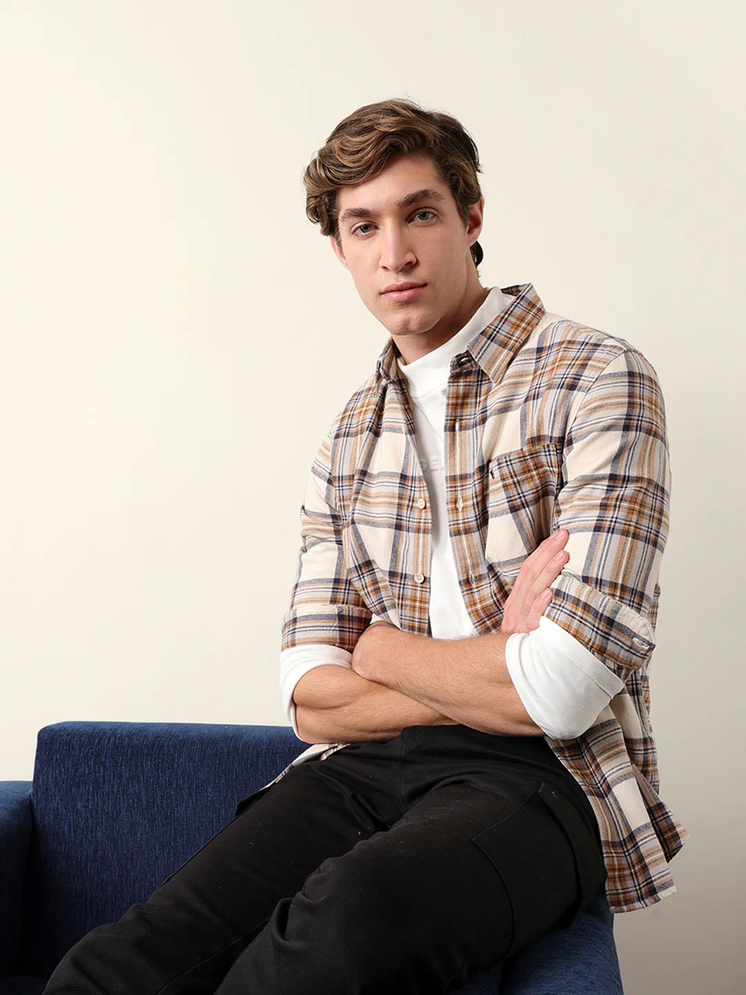 Men Long Sleeves Shirt - Image 2