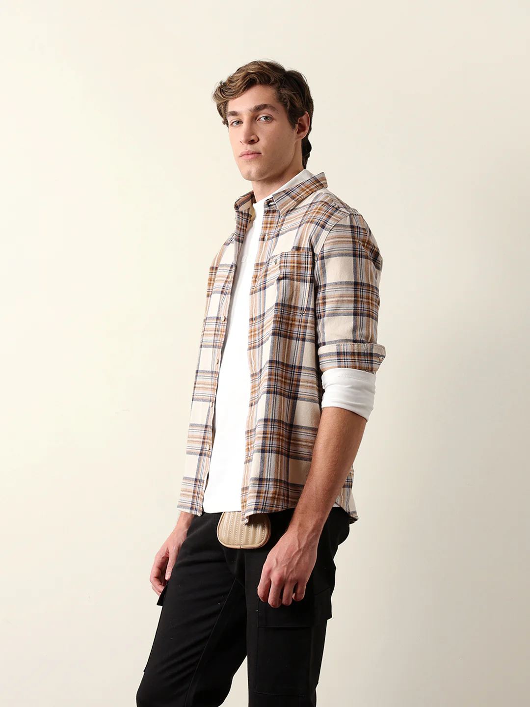 Men Long Sleeves Shirt - Image 3