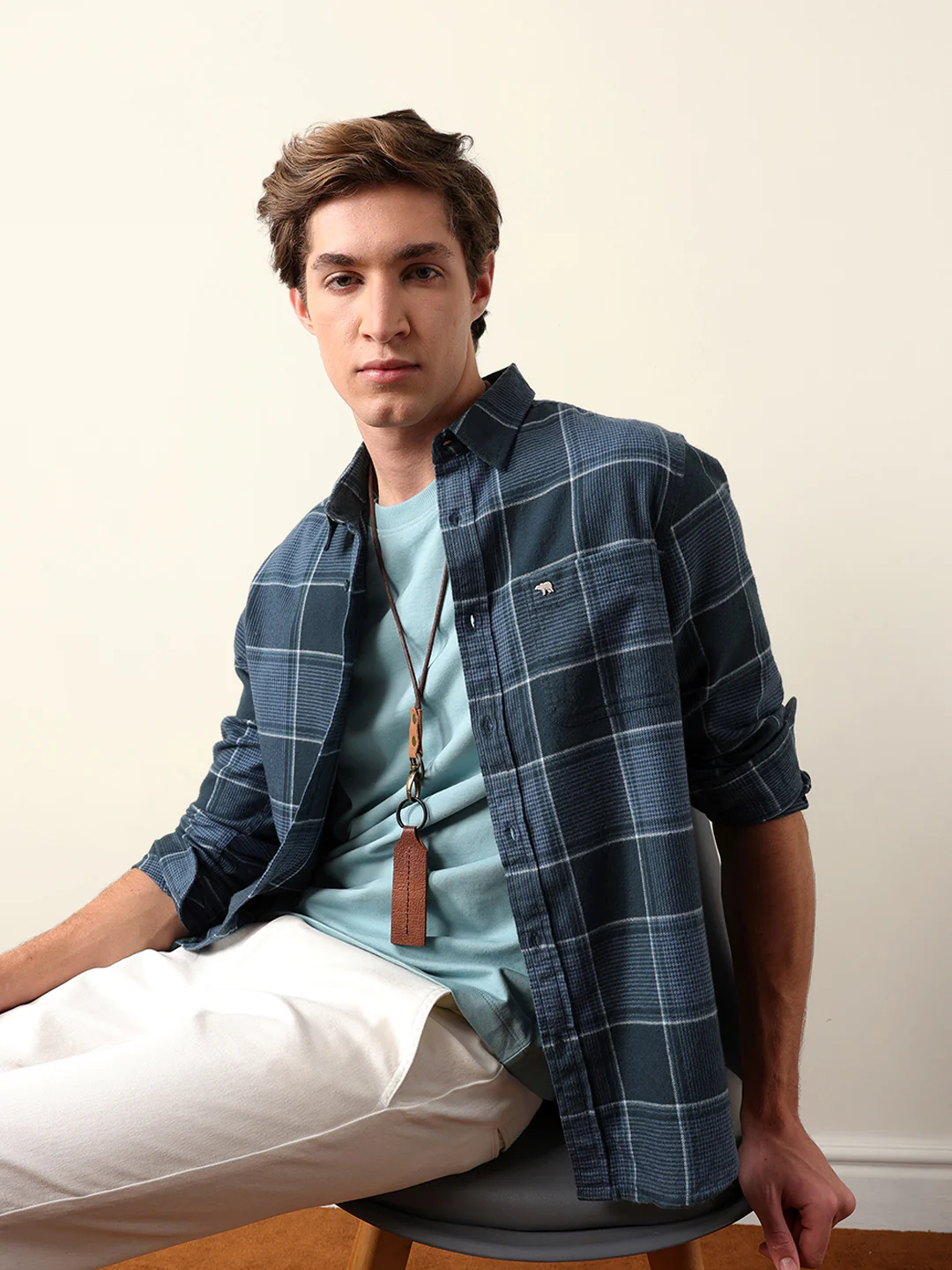 Men Long Sleeves Shirt - Image 2