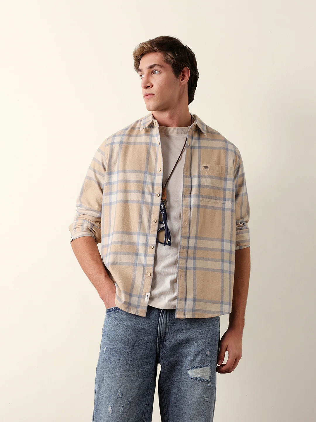 Men Long Sleeves Shirt - Image 3