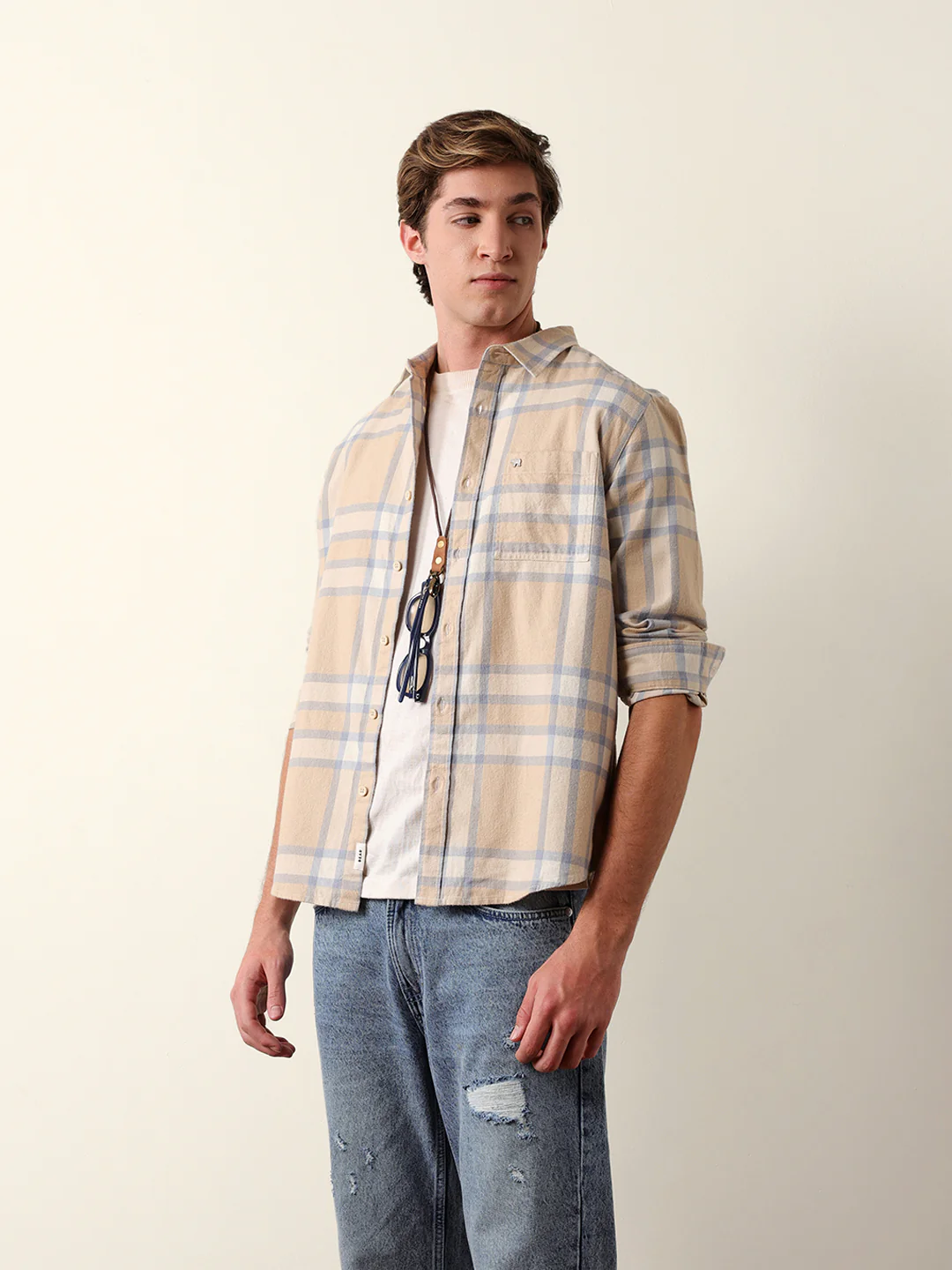 Men Long Sleeves Shirt - Image 4