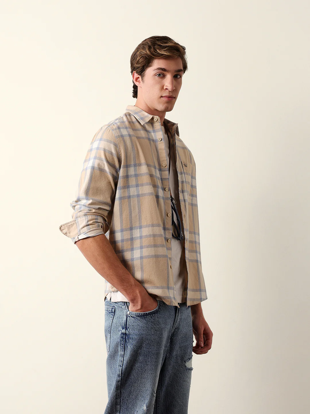 Men Long Sleeves Shirt - Image 5