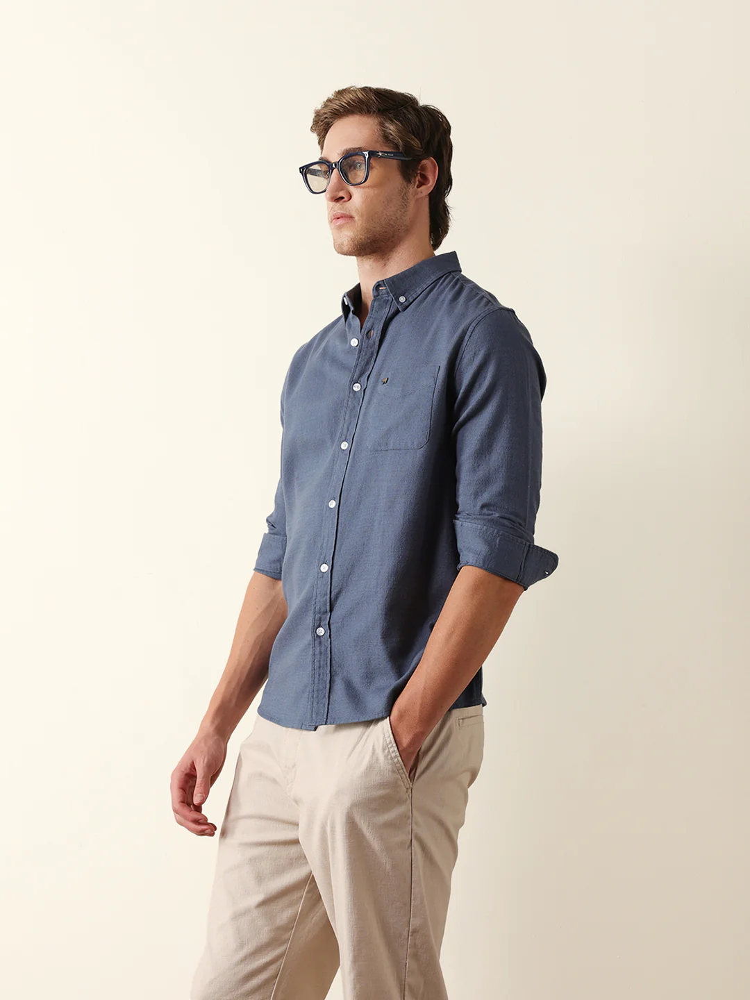 Men Long Sleeves Shirt - Image 4