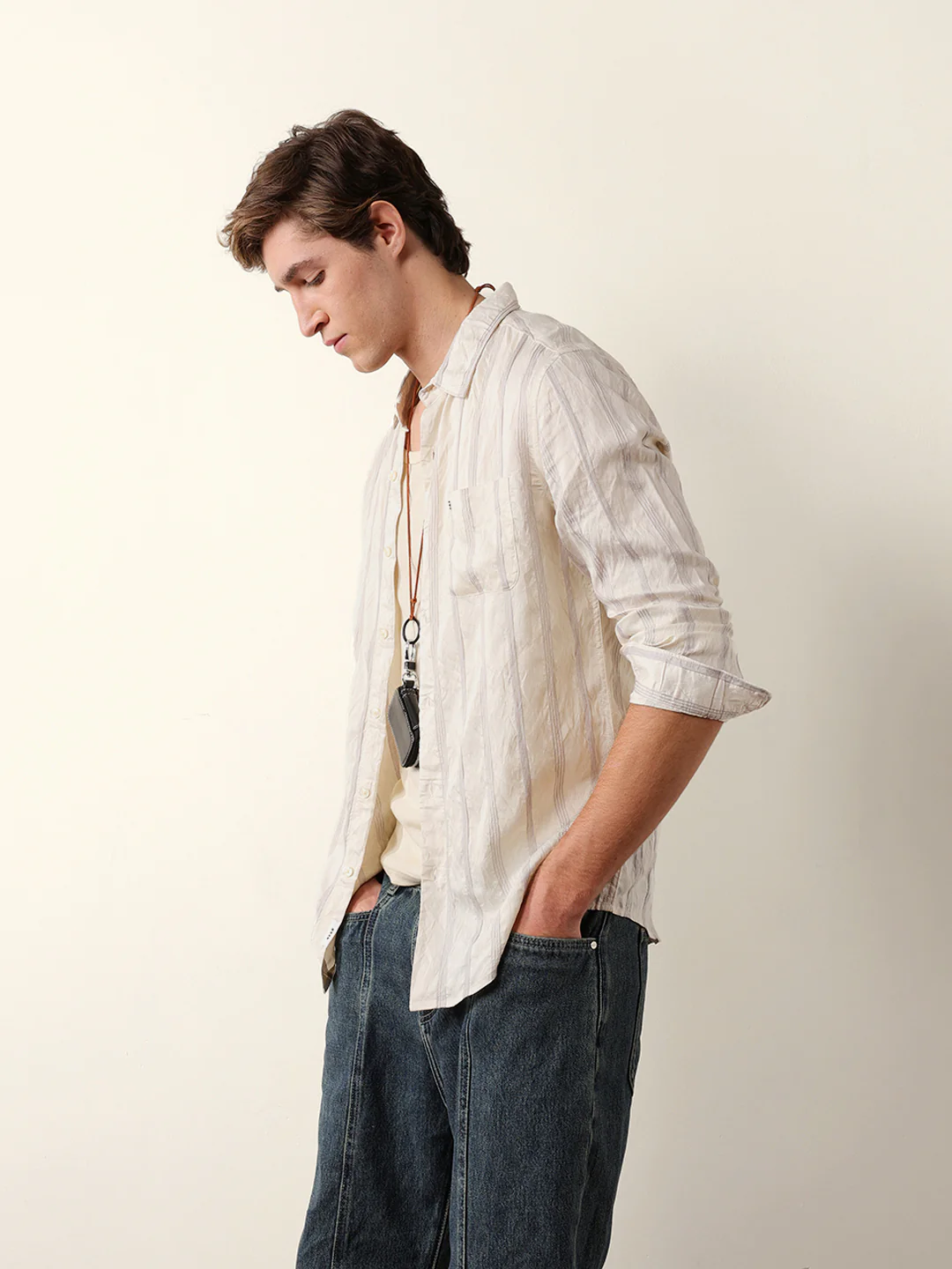 Men Long Sleeves Shirt