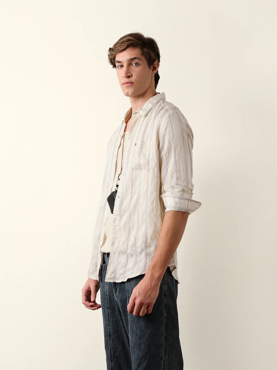 Men Long Sleeves Shirt - Image 3
