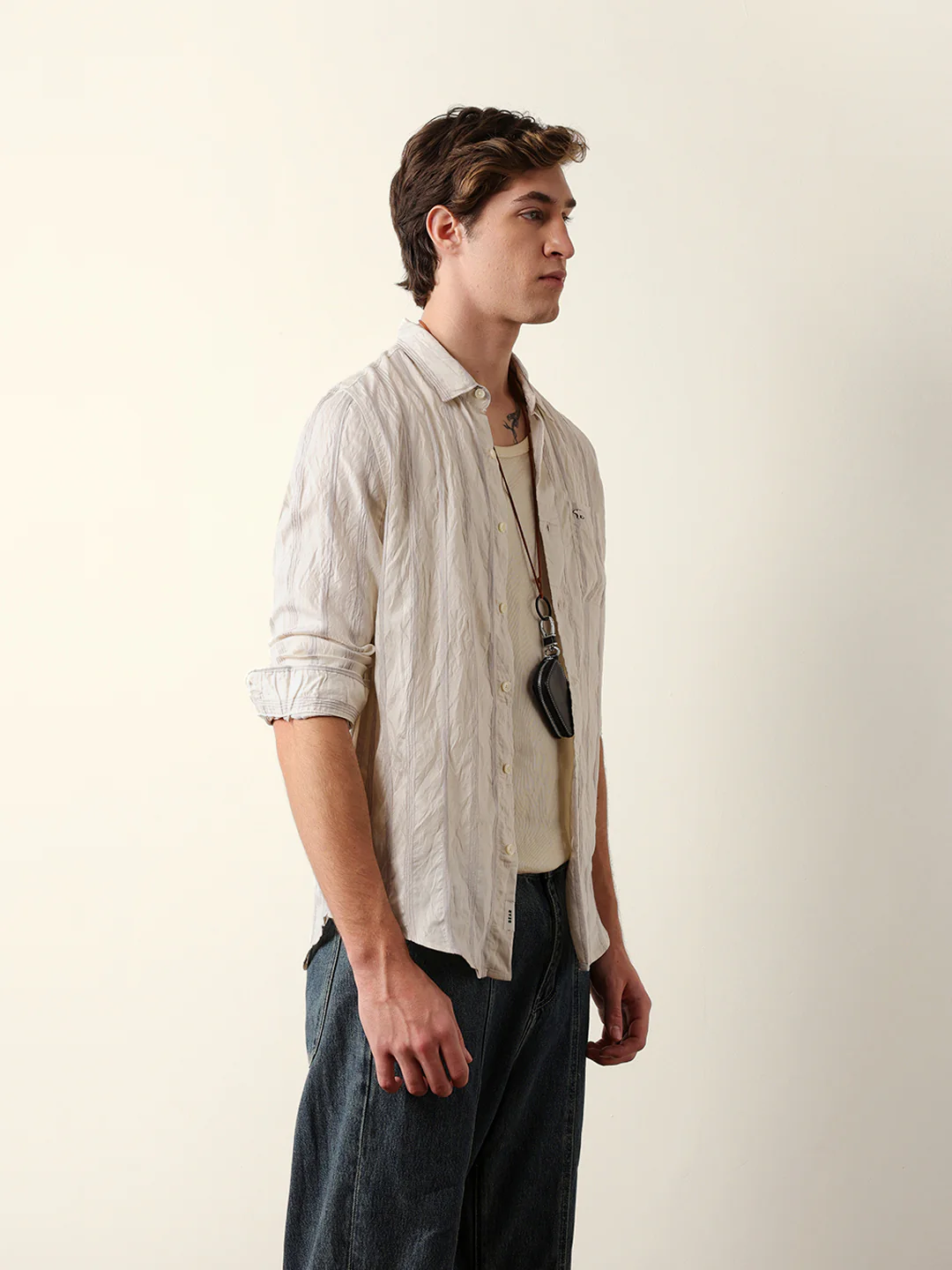 Men Long Sleeves Shirt - Image 4