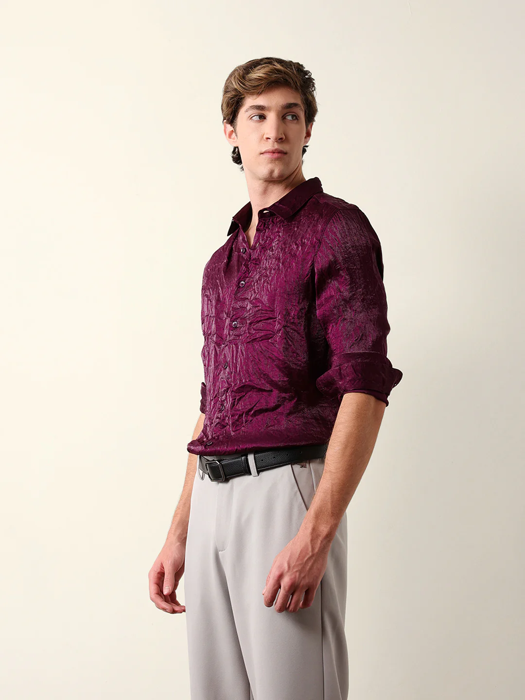 Men Long Sleeves Shirt - Image 4