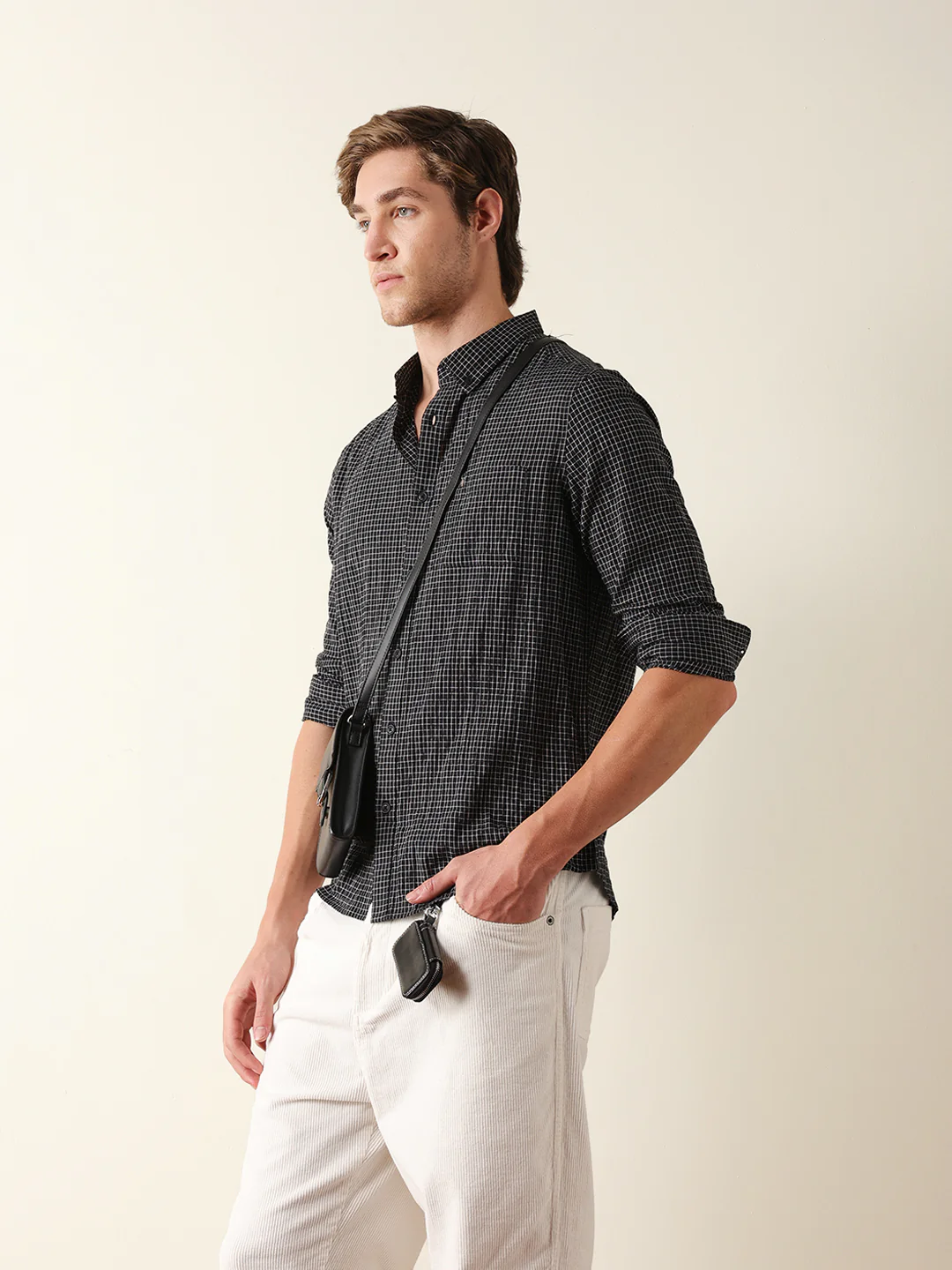 Men Long Sleeves Shirt - Image 3
