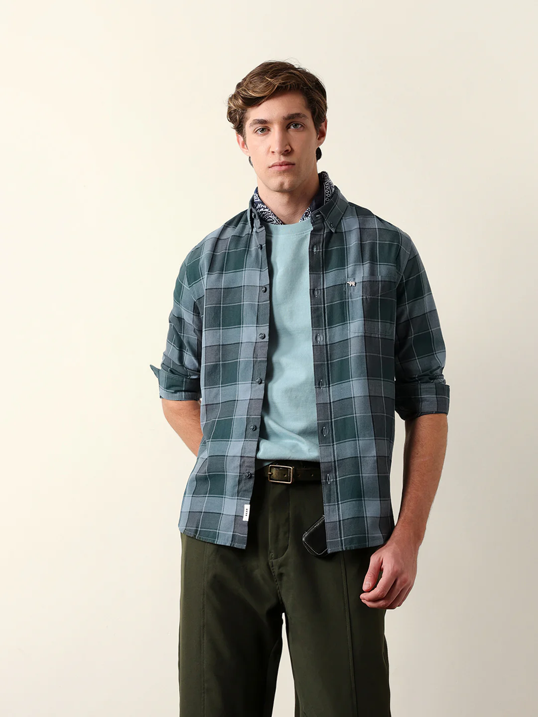 Men Long Sleeves Shirt - Image 3