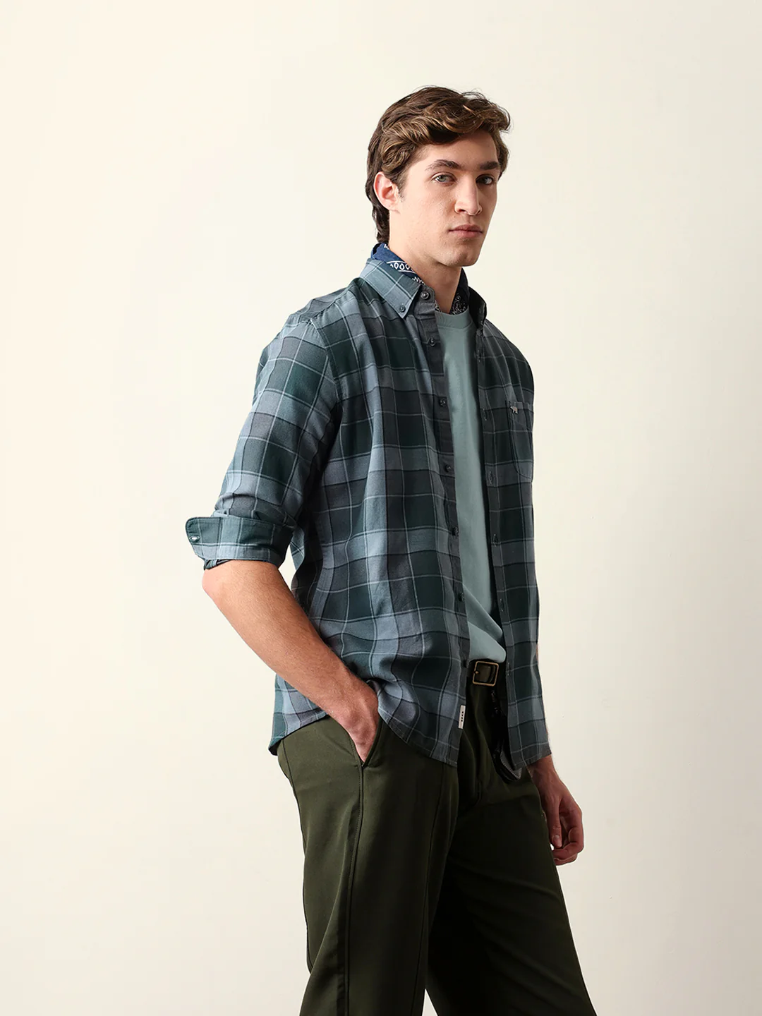 Men Long Sleeves Shirt - Image 5