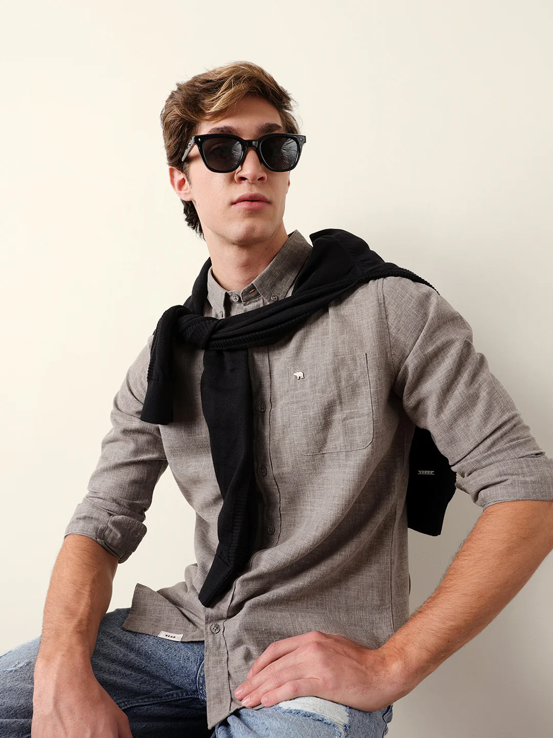 Men Long Sleeves Shirt