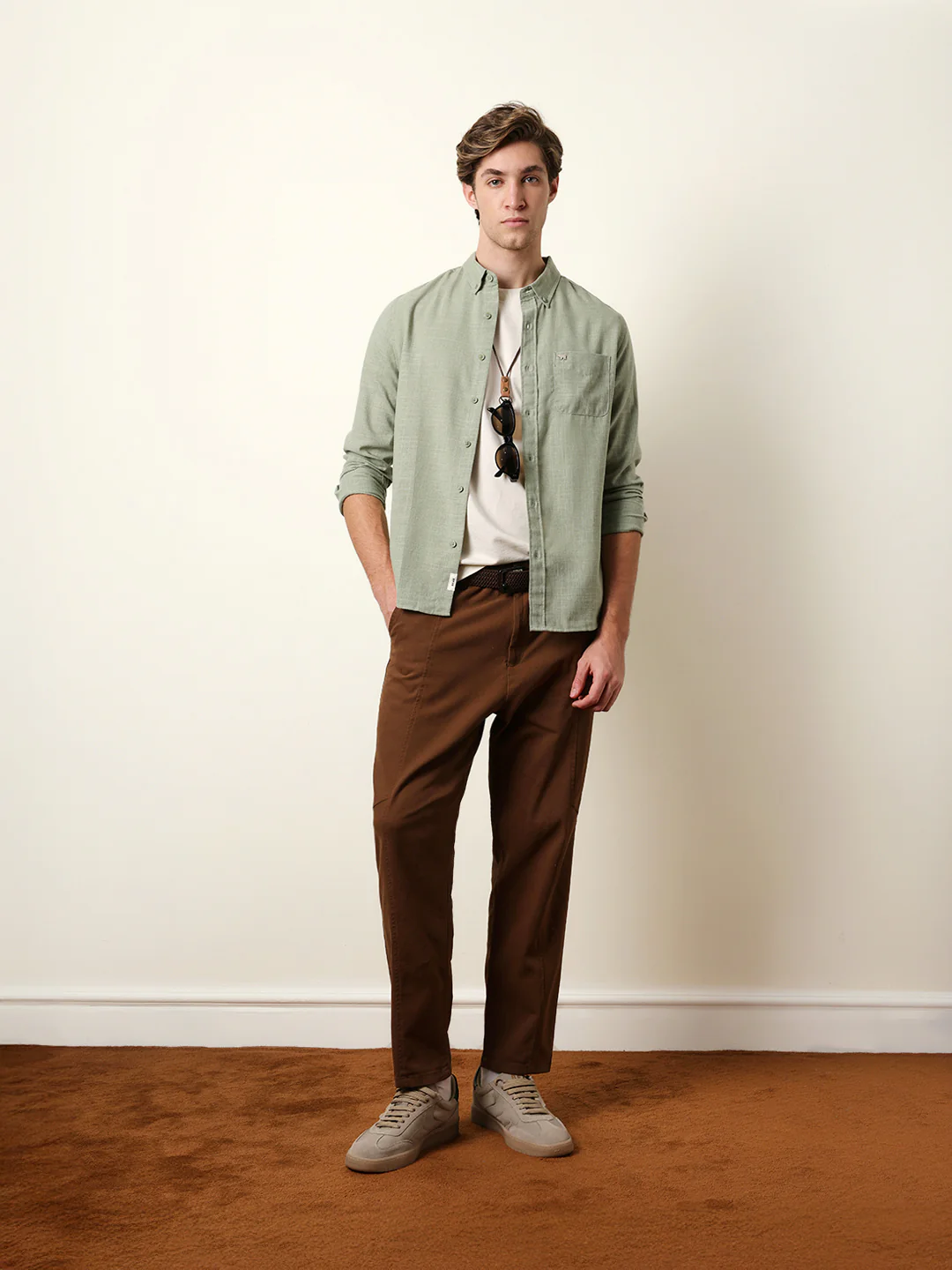 Men Long Sleeves Shirt - Image 2