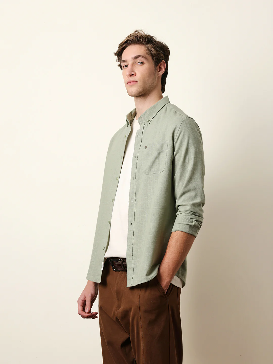 Men Long Sleeves Shirt - Image 4