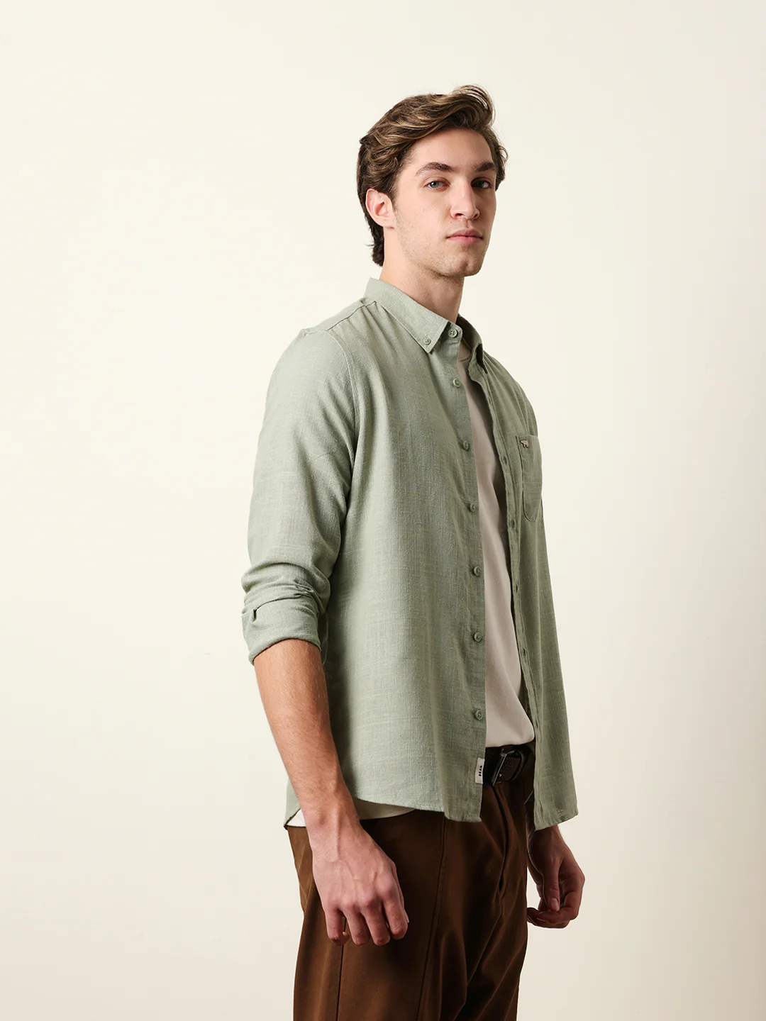 Men Long Sleeves Shirt - Image 5
