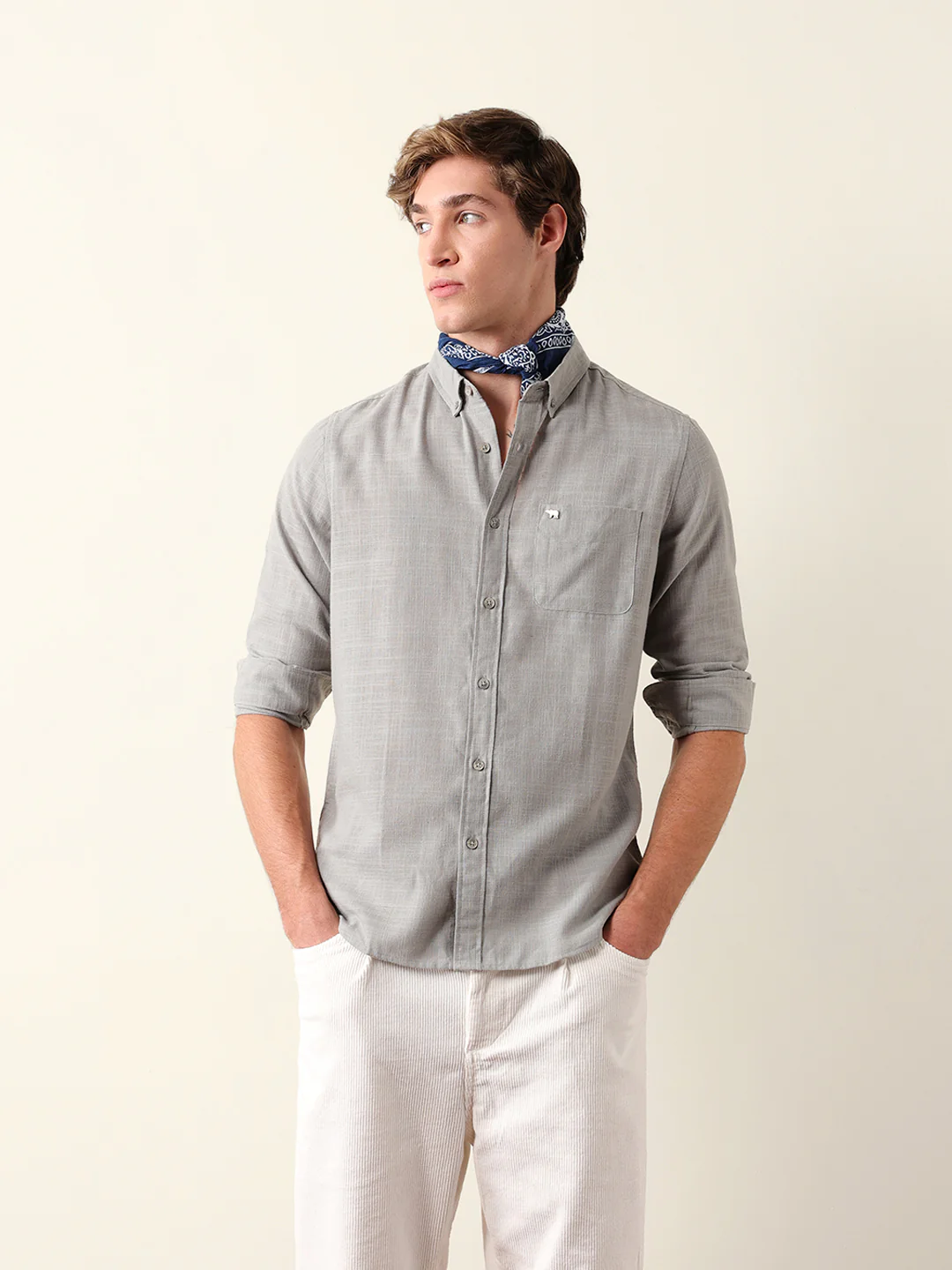 Men Long Sleeves Shirt - Image 2