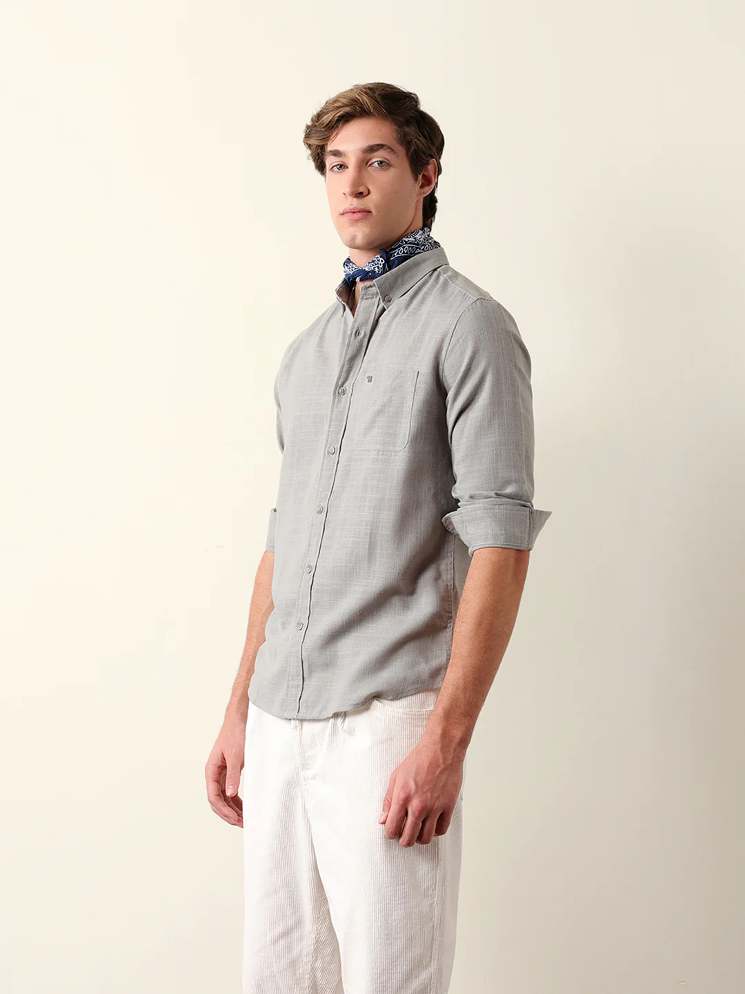 Men Long Sleeves Shirt - Image 3