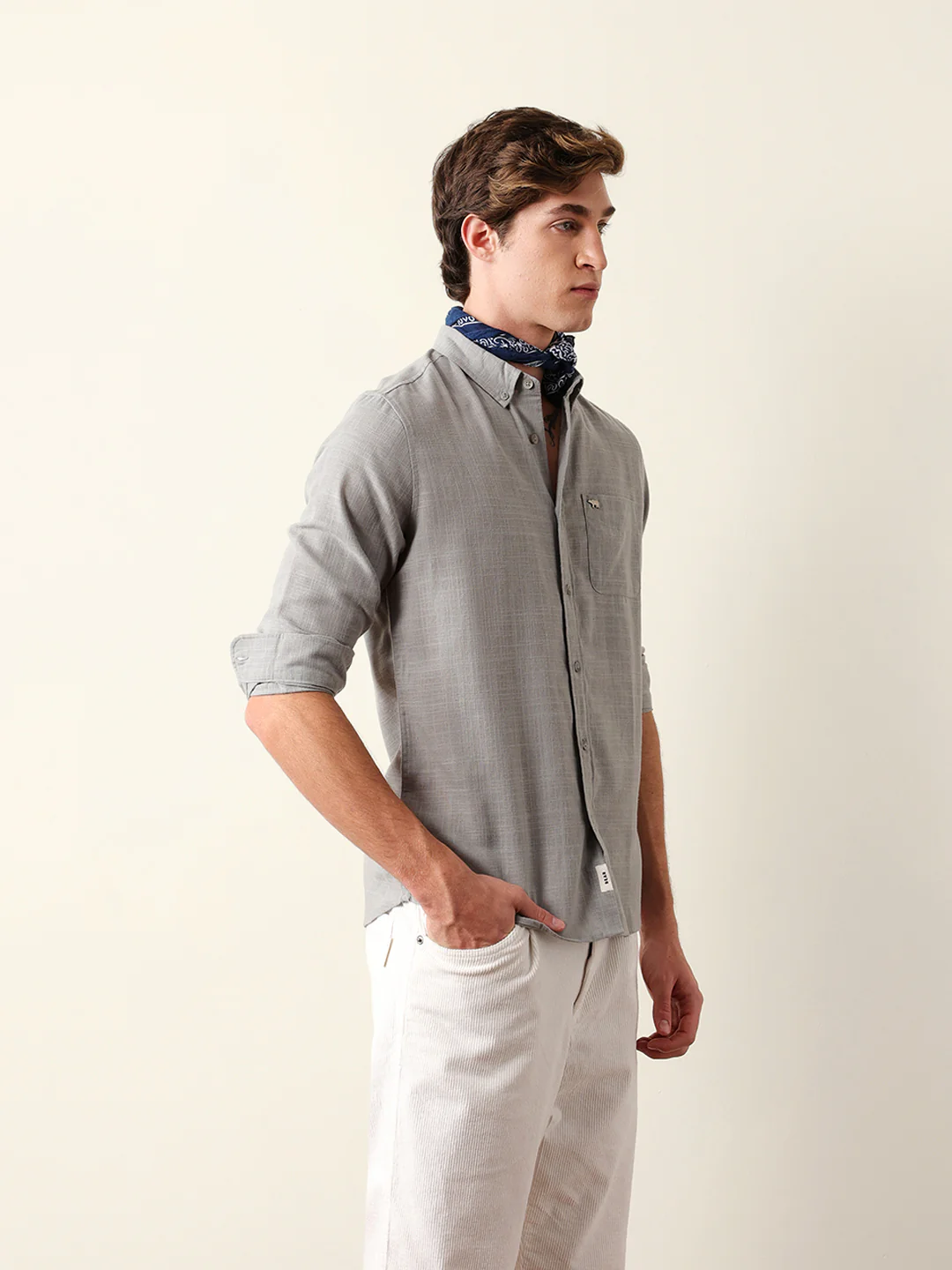 Men Long Sleeves Shirt - Image 4