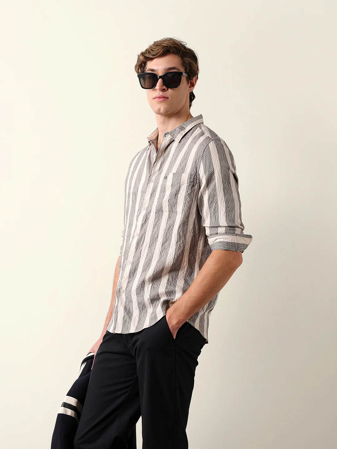Men Long Sleeves Shirt - Image 4