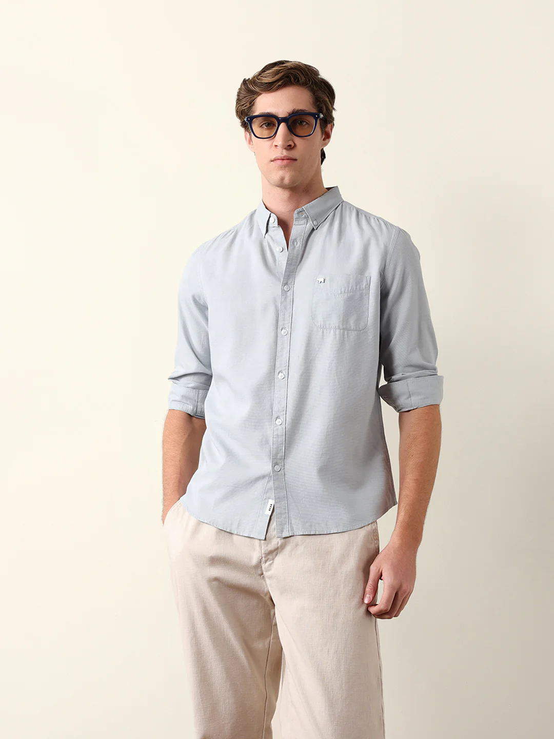 Men Long Sleeves Shirt - Image 3