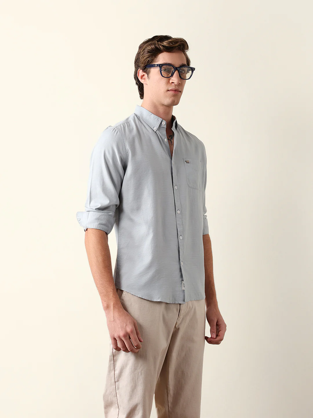 Men Long Sleeves Shirt - Image 5
