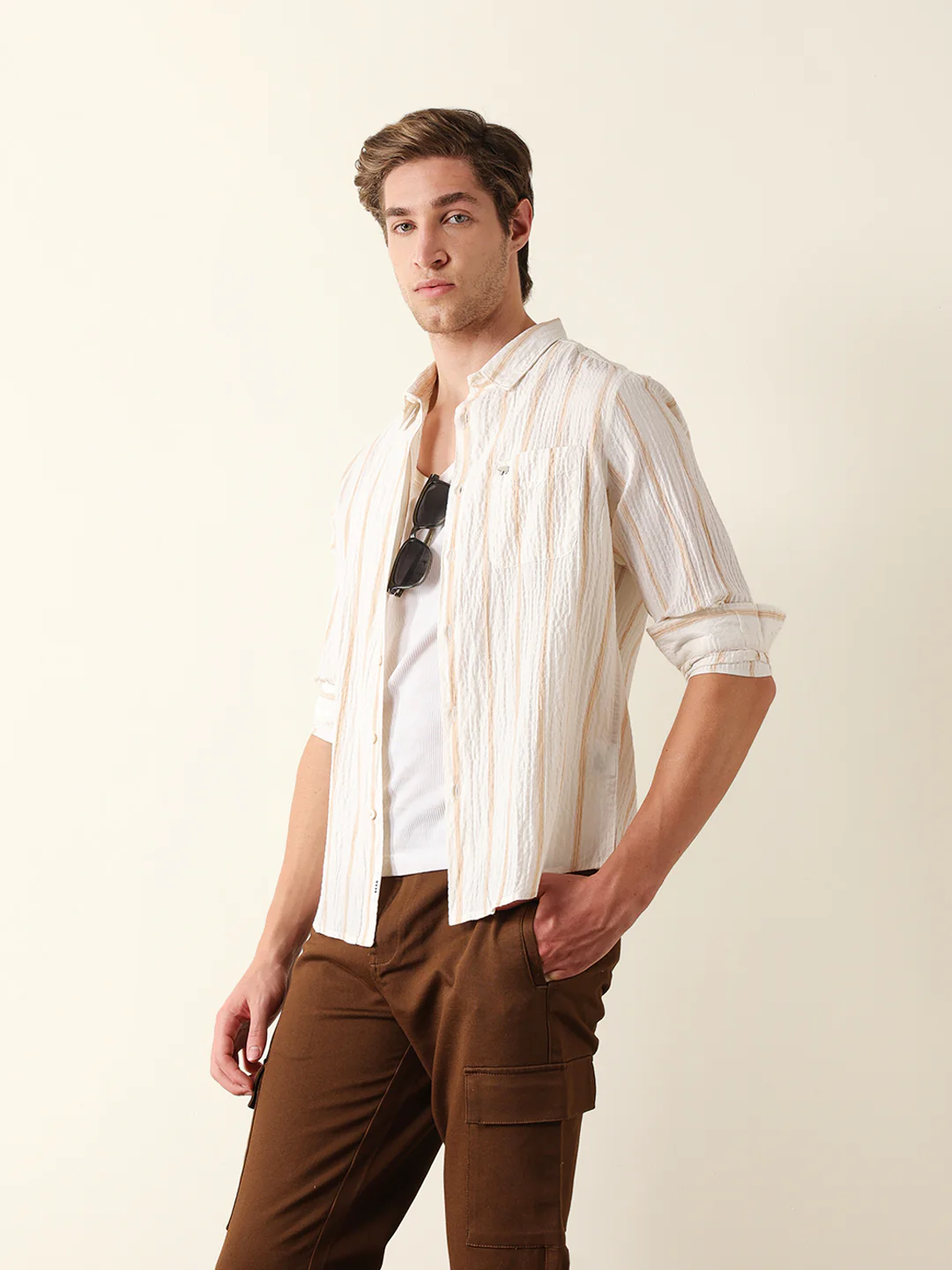 Men Long Sleeves Shirt - Image 4
