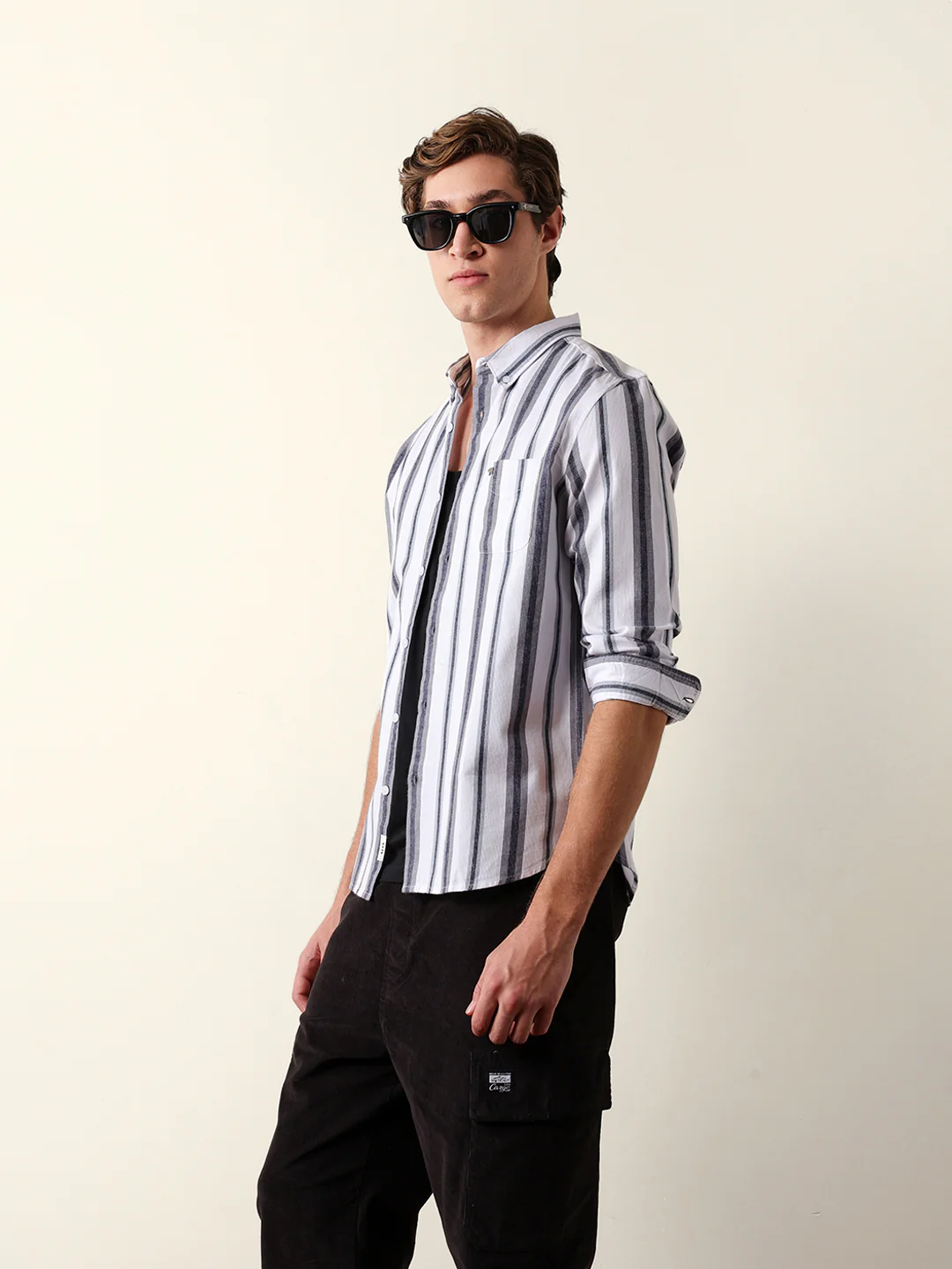 Men Long Sleeves Shirt - Image 3