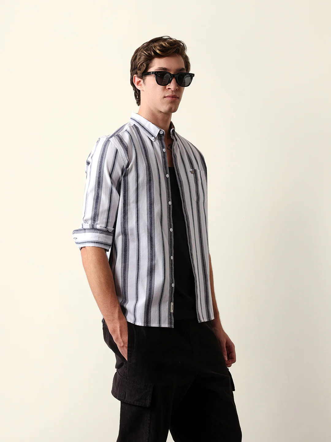 Men Long Sleeves Shirt - Image 4