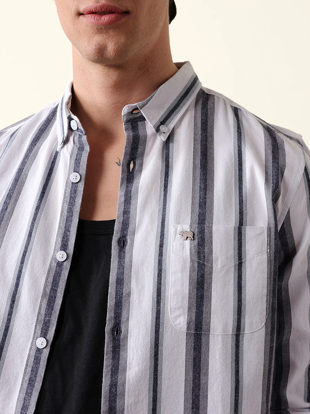 Men Long Sleeves Shirt - Image 5