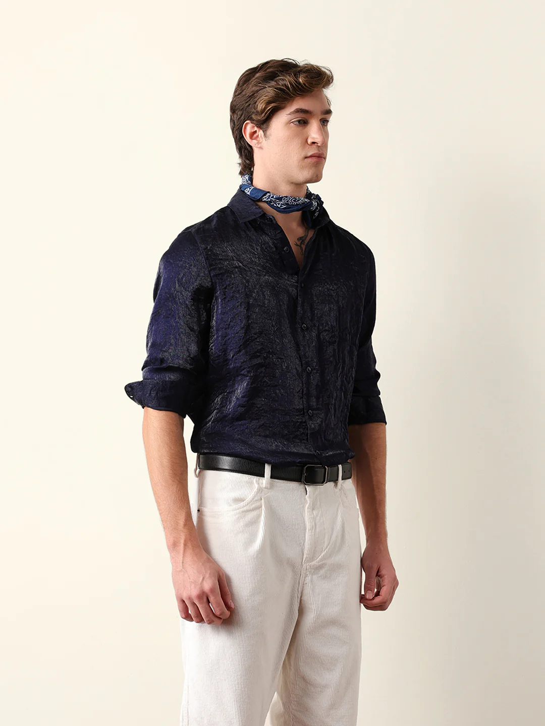 Men Long Sleeves Shirt - Image 5
