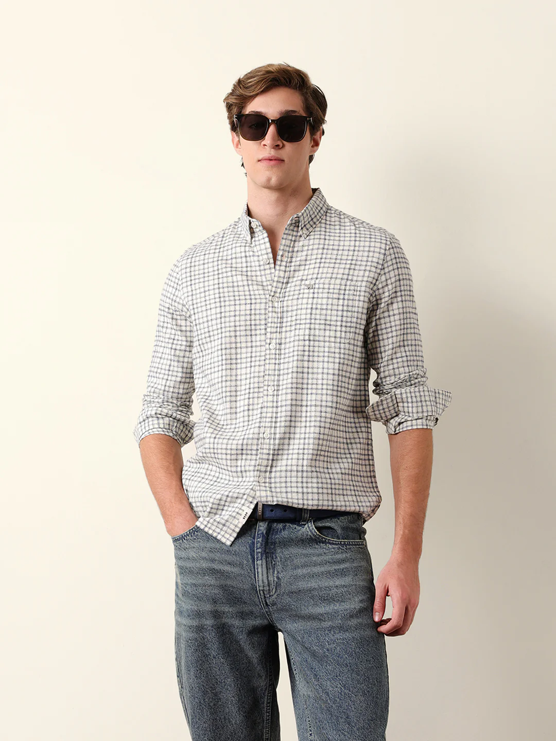 Men Long Sleeves Shirt - Image 3