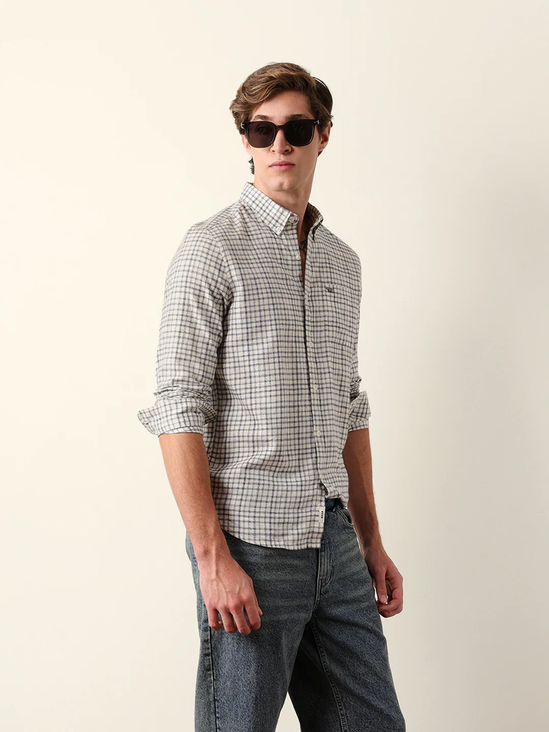 Men Long Sleeves Shirt - Image 5