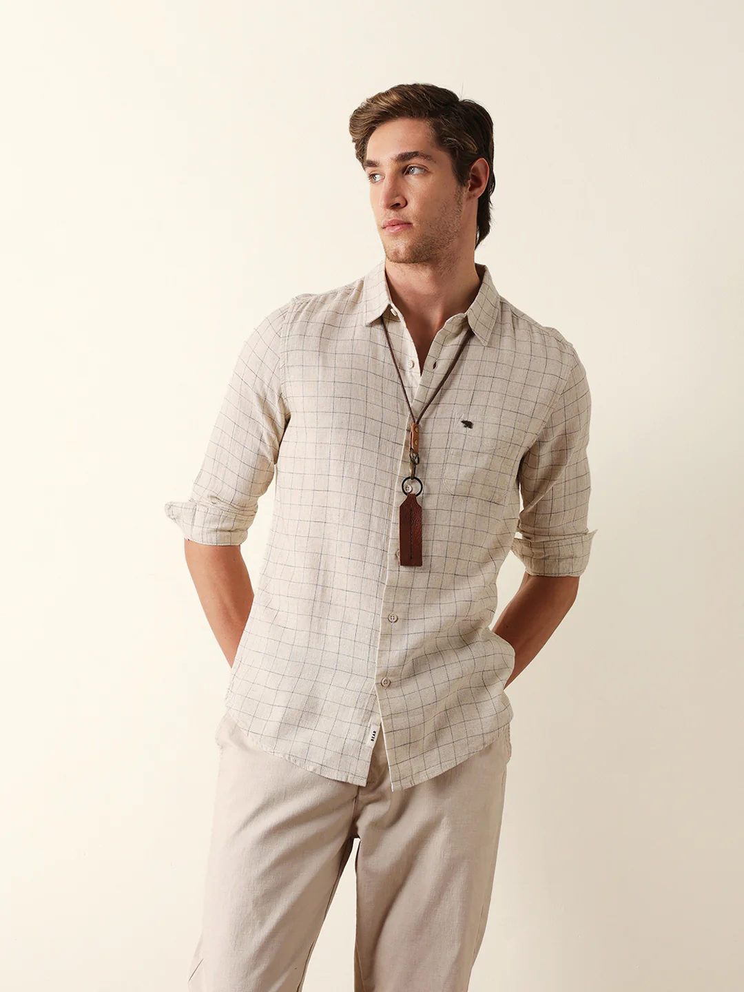 Men Long Sleeves Shirt - Image 3