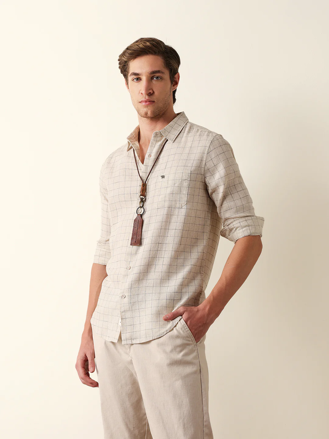 Men Long Sleeves Shirt - Image 4