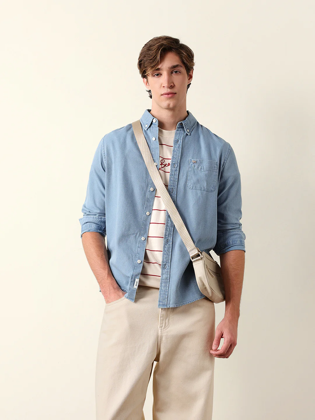 Men Long Sleeves Shirt - Image 3