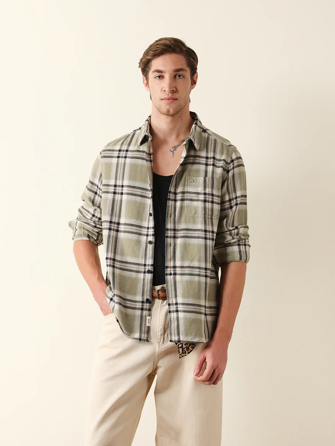 Men Long Sleeves Shirt - Image 3