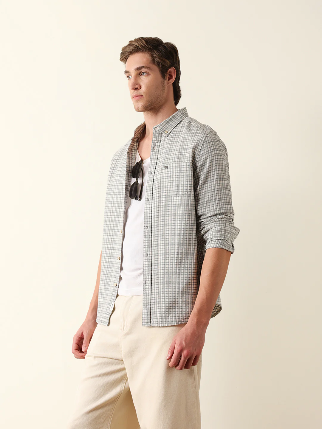 Men Long Sleeves Shirt - Image 3