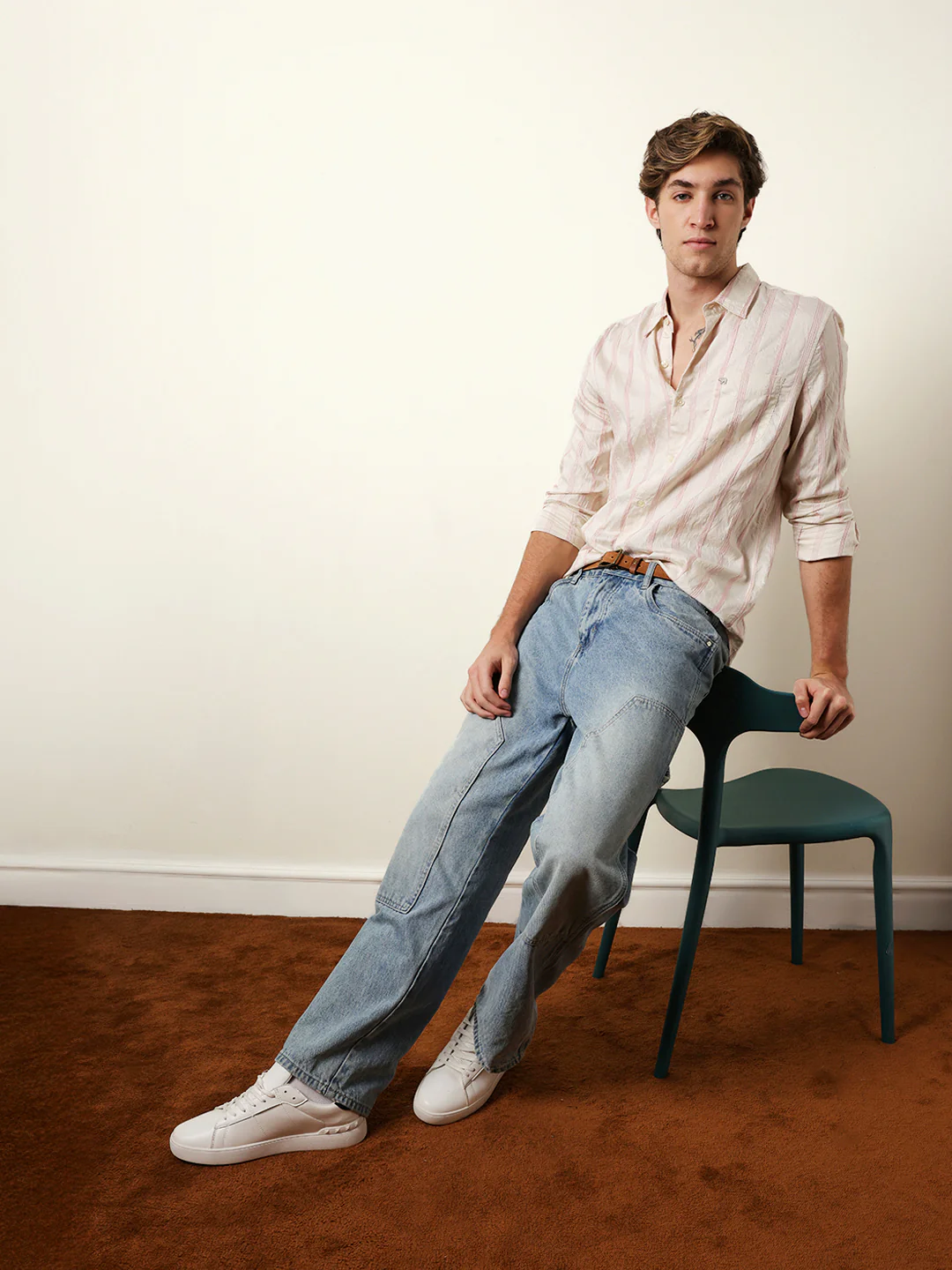 Men Long Sleeves Shirt - Image 2