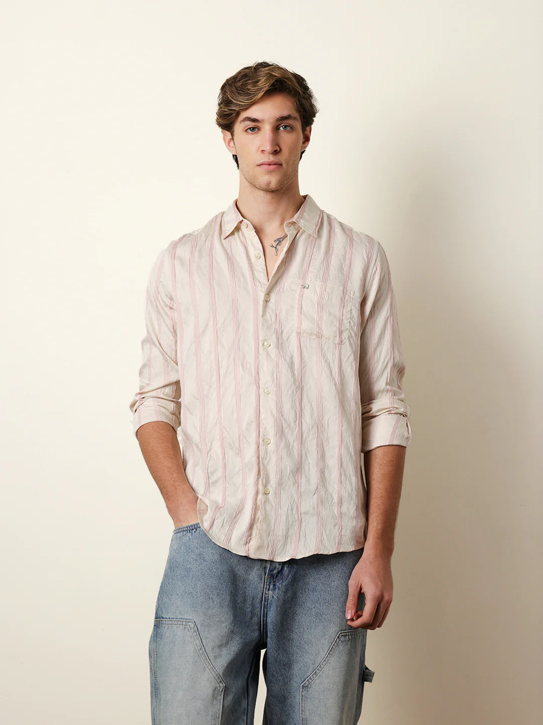 Men Long Sleeves Shirt - Image 3