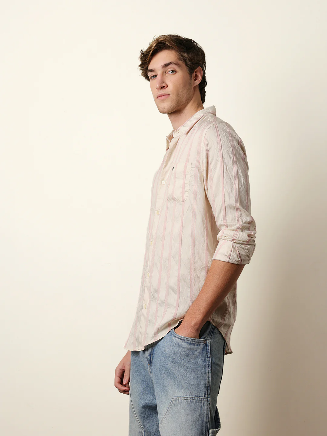 Men Long Sleeves Shirt - Image 4