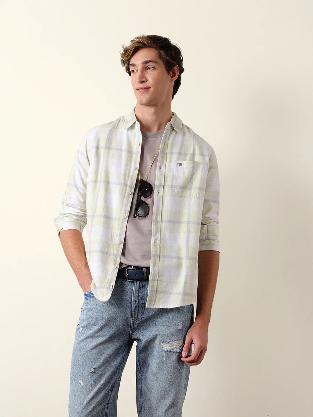 Men Long Sleeves Shirt - Image 3