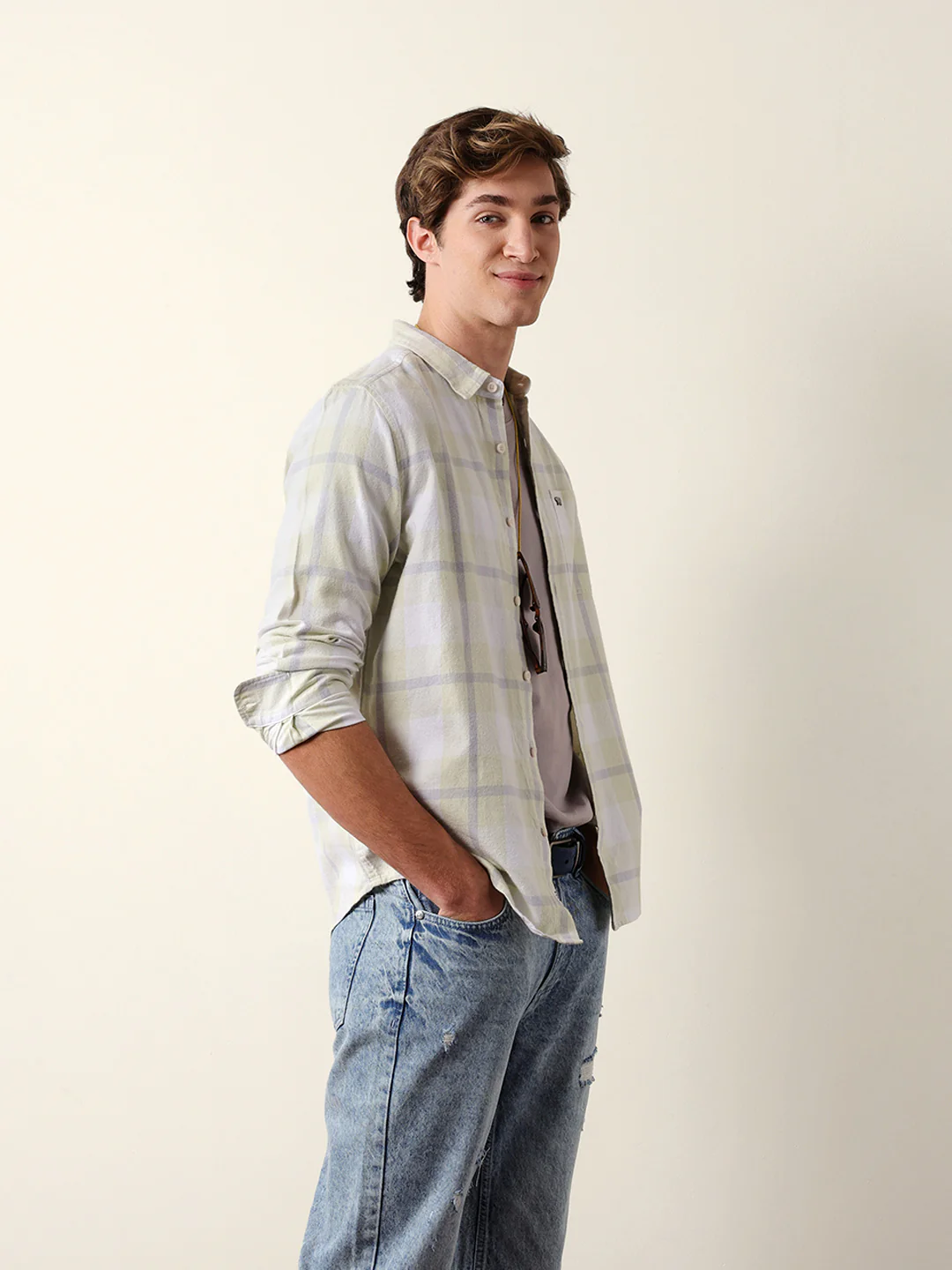 Men Long Sleeves Shirt - Image 5