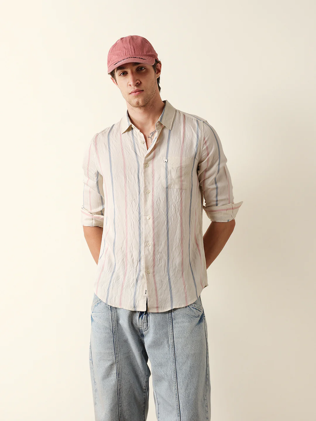 Men Long Sleeves Shirt - Image 3